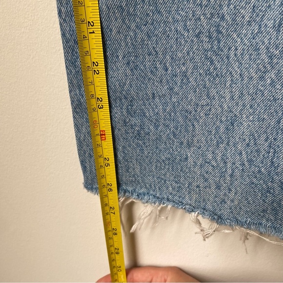 Zara Women's Straight Leg Jeans - Light Blue - Picture 10 of 11